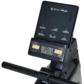 Sportplus Rudergerät mit App-Steuerung, Magnetbremssystem, - schwarz