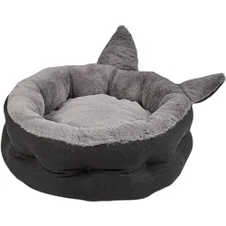 Tierbett KEPEZ Stoff Grau