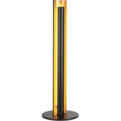 LED-Tischleuchte Gumo in Schwarz/Gold max. 12 Watt