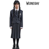 Metamorph Wednesday Kostüm Schuluniform Wednesday Addams für Kinder - Grau