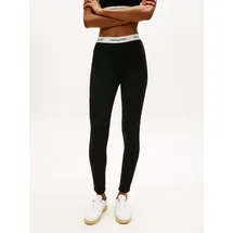 Tommy Hilfiger TJW ARCHIVE WB Leggings Figurbetont Schwarz M (38)