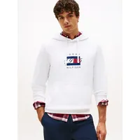 Tommy Hilfiger Kapuzensweatshirt LINEAR FLAG GRAPHIC Regular Fit, Hoodie,