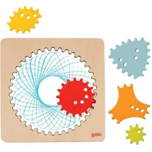 GoKi Spirograph 6 Teile Holz Mandala zeichnen