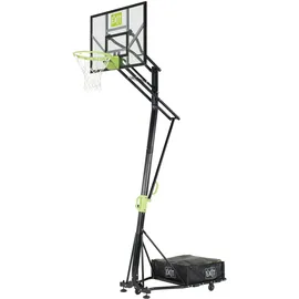 EXIT TOYS EXIT Galaxy versetzbarer Basketballkorb auf Rädern mit Dunkring - grün/schwarz