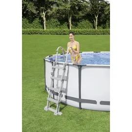 BESTWAY Sicherheitsleiter grau 122 cm