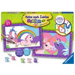 Ravensburger Malen-nach-Zahlen Bunte Einhornwelt mehrfarbig