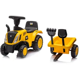 Lemodo Rutschauto Traktor Gelb mit Anhänger