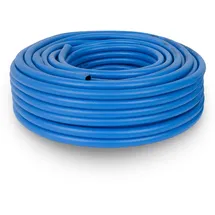 Eberth Druckluftschlauch 40m 6x11mm, 20 Bar Gewebeschlauch für Kompressor ohne Kupplung