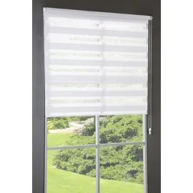 MYDECO Doppelrollo JUST, weiß - 140 x 160 cm