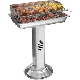 TLGREEN Holzkohlegrill weiß