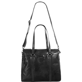 Spikes & Sparrow Shopper Leder Black