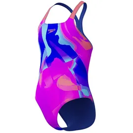 Speedo Digital Allover Powerback Badeanzug Cobalt Pop 15-16 Jahre