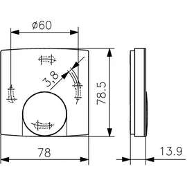 Alre-it RTBSB-201,000 Raumthermostat