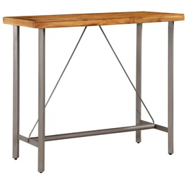 vidaXL Bartisch Recyceltes Massivholz Teak 120 x 58 x 106 cm
