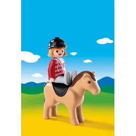 Playmobil 1.2.3 Reiterin mit Pferd 6973