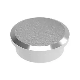 Maul Magnet silber, Metall Ø 2,5 x 0,9 cm, 1 St.