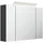 Posseik Spiegelschrank 90 cm weiß mit LED
