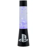 Paladone LED Dekolicht Playstation Kunststoff Lavalampe / Glitzerlampe blau|schwarz