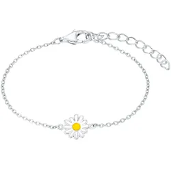 Lillifee Armband 2035987 Silber 925/- mit Blume weiß gelb