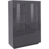 INOSIGN Highboard »bloom«, Höhe ca. 146 cm, schwarz