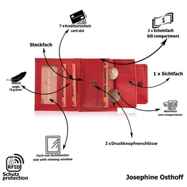 Josephine Osthoff Handtaschen-Manufaktur Geldbörse Damen/Herren rot