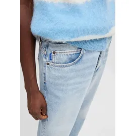 HUGO BOSS Loose-fit-Jeans »Nate« in heller Waschung Gr. 30 Länge 32, Turquoise/Aqua448, , 84260009-30 Länge 32