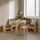 livinity® Esszimmer-Eckbank, Tiberio, Goldkraft Eiche, 120 x 120 cm