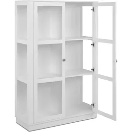 CaliCosy Vitrine 100 x 150 x 40 cm Weiß