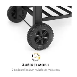 Klarstein Meat Machine Holzkohlegrill schwarz