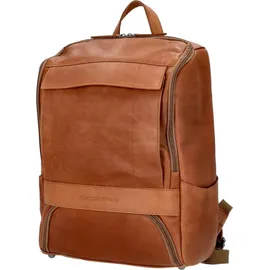 The Chesterfield Brand Rich Business-Rucksack Leder 45 cm Laptopfach braun