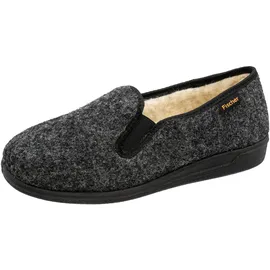 Fischer Schuhe Herren-Hausschuh,anthrazit für Herren, schwarz, Schwarz 205,42 EU