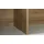 Forte Garderobenbank 86,5 x 45 x 42 cm gepolstert / weiß