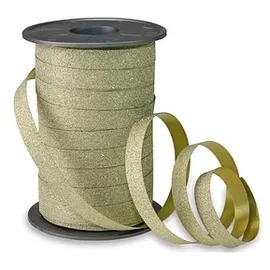 Präsent Geschenkband POLY GLITTER Glitter gold 100 mm x 100,0 m