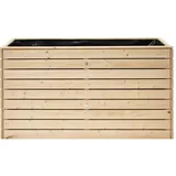 Westmann Hochbeet Asket XL 160 x 70 x 90 cm Braun