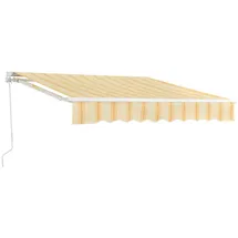 [en.casa] Gelenkarmmarkise Bitonto 350 x 250 cm gelb