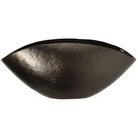 LEONARDO Schale Como 38 x 20 cm Glas Grau