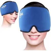 Hilph Migräne Maske Kopfschmerzen Maske, Migraine Relief Cap Kühlmaske Migraine