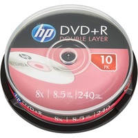 HP DVD+R DL 8,5GB 8x 10er Cakebox