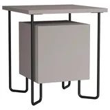 Livetastic Nachttisch Beige, - 40x45x40 cm