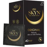SKYN Original Kondome ultra-weich, latexfrei, 40 Stück, altes Modell, Black, 40 Unità (Confezione da 1)