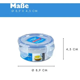 Lock & Lock Frischhaltedose rund transparent 8,9 x 4,3 cm 0,1 l