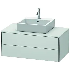 Duravit XSquare Waschtischunterschrank, 2 Schubkästen, weiß seidenmatt