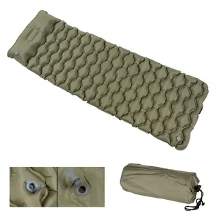 FoxOutdoor Fox Outdoor Isomatte aufblasbar mit Kopfteil, Oliv