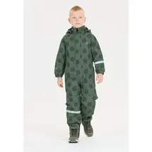 ZigZag Schneeoverall ZIGZAG "Tower", Jungen, Gr. 140, EURO-Größen, tannengrün, 100% Polyester, lang, Overalls, mit wasser- und winddichter TPU-Membran