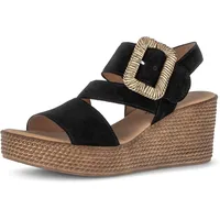 Gabor Keilsandalette Damen Schwarz 40