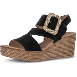 Gabor Keilsandalette Damen Schwarz 40