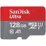 SanDisk Ultra microSD + SD-Adapter UHS-I U1 A1 100 MB/s 128 GB