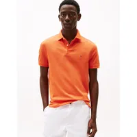 Tommy Hilfiger Herren Poloshirt Kurzarm 1985 Regular Fit, Orange