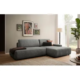 Home Affaire Eckcouch Cord 2-Sitzer Grau