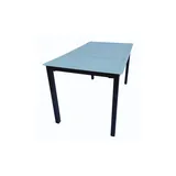 Möbel Kraft Gartentisch 140 x 73 cm Schwarz